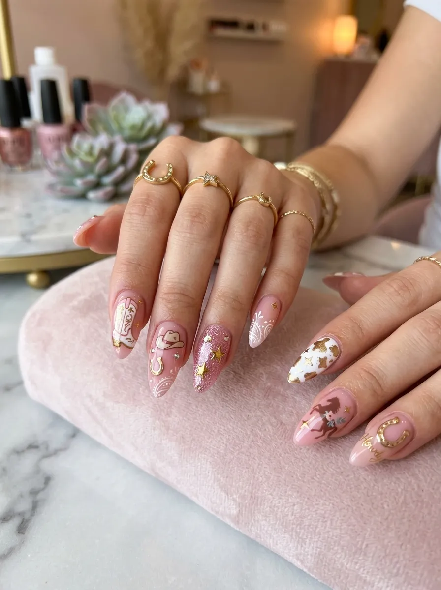 80s Graffiti Nail Art