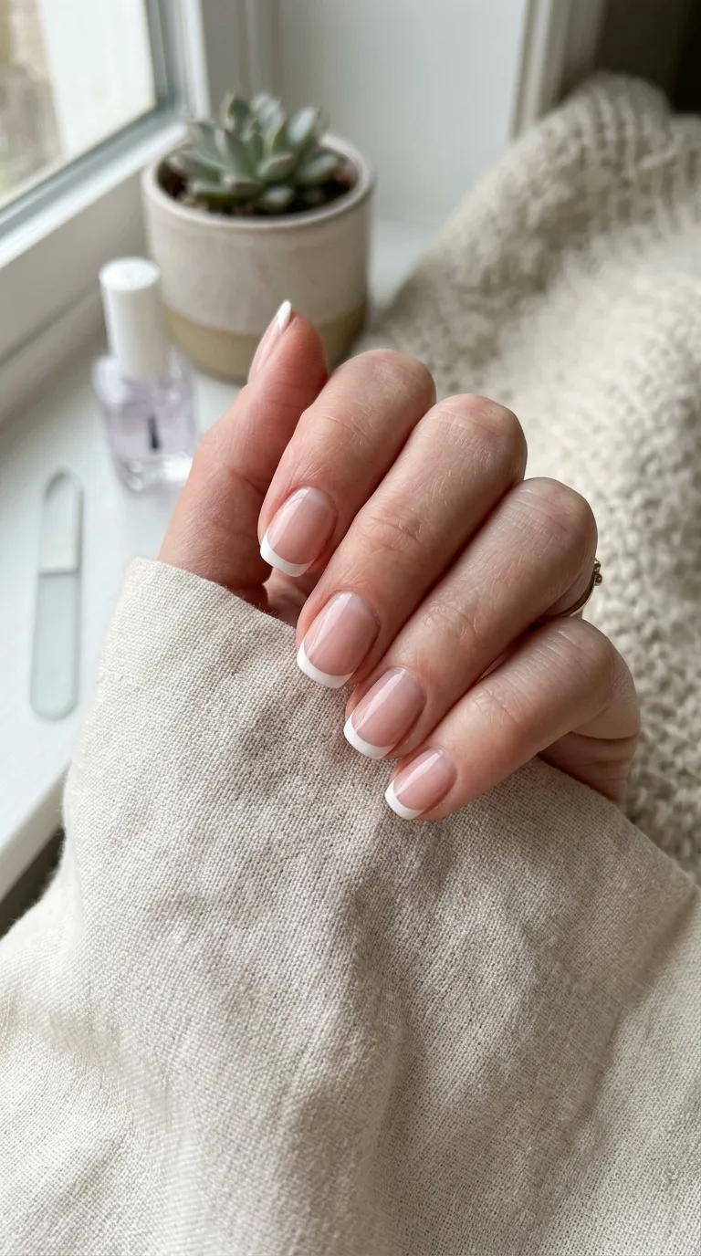 At Home French Manicure