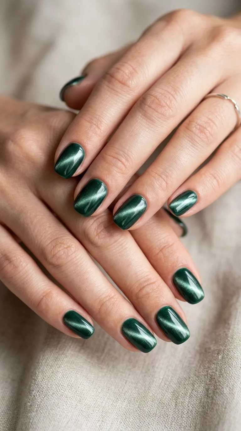 Basic Cat Eye Nails