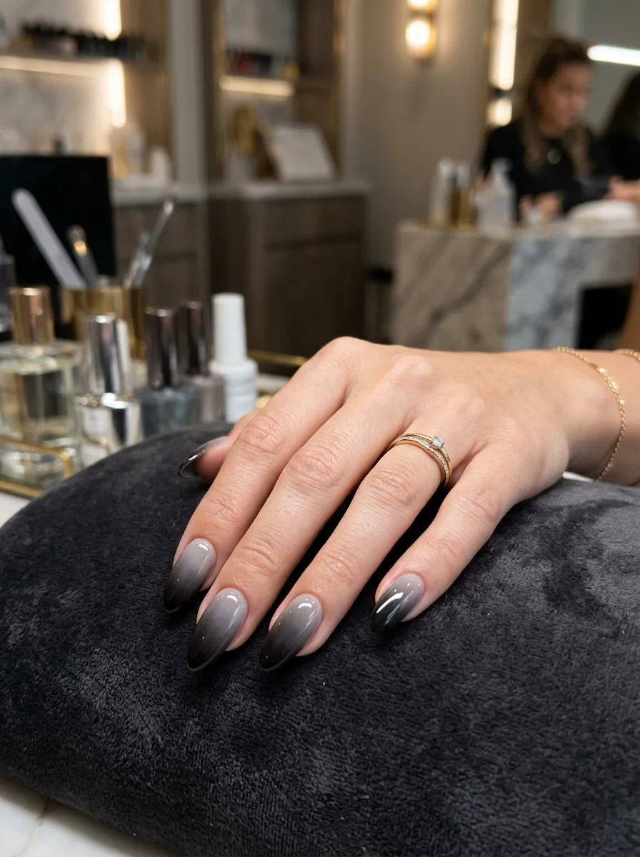 Chrome Ombre Nails