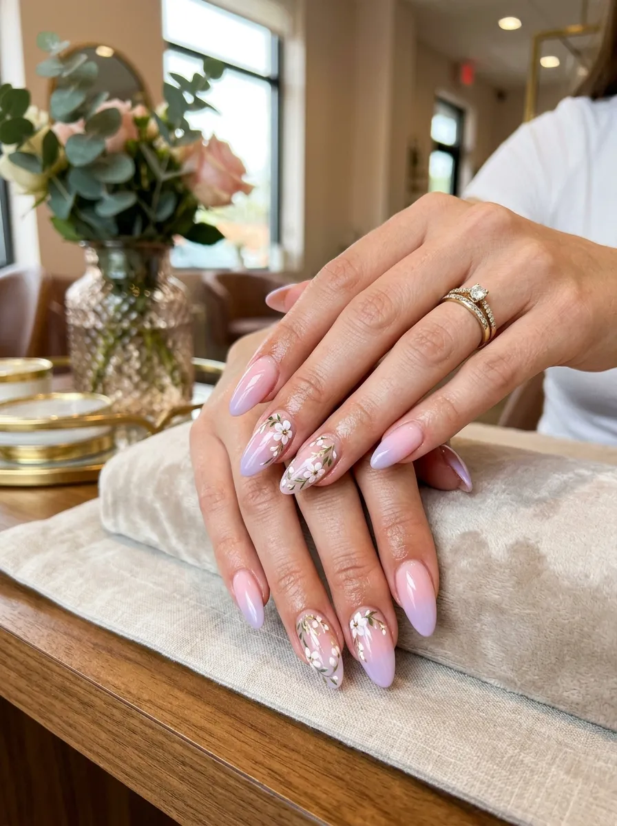 Classic French Ombre Nails