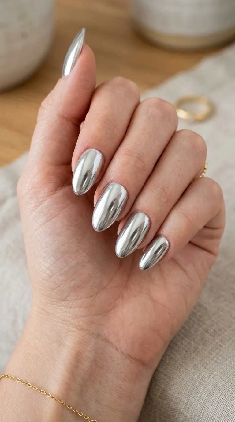 DIY Chrome Nail Art
