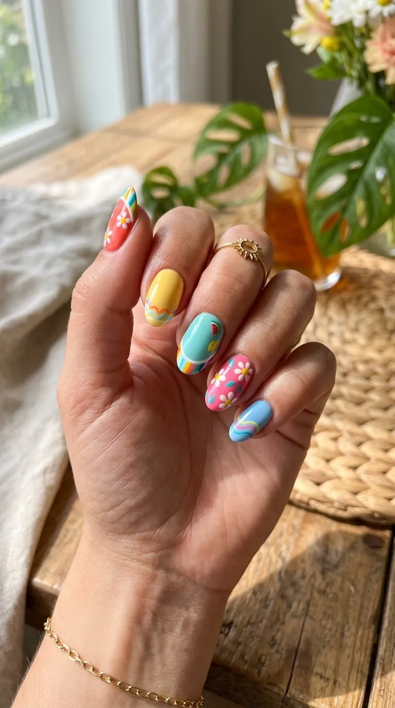 DIY Summer Nail Art
