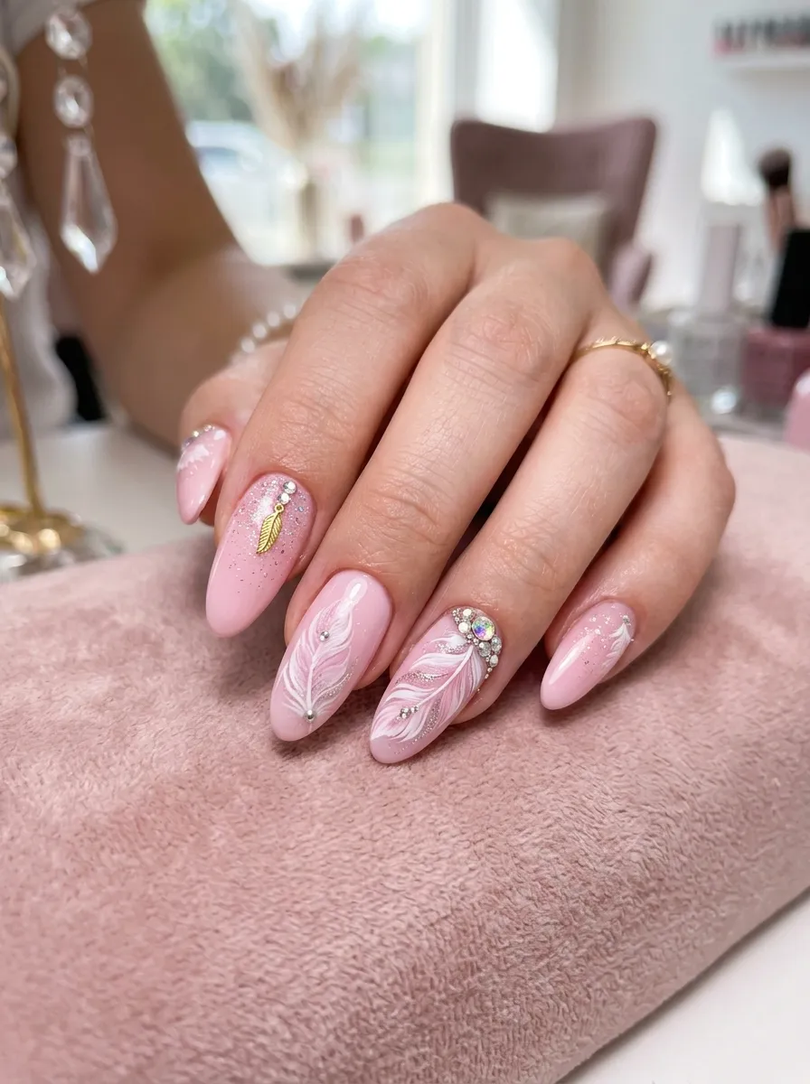 Dolly Parton Flower Nails