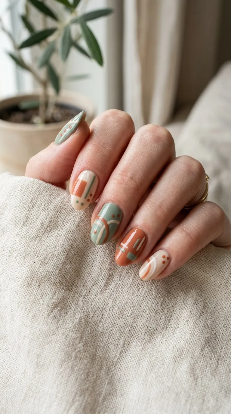 Easy Abstract Nail Art
