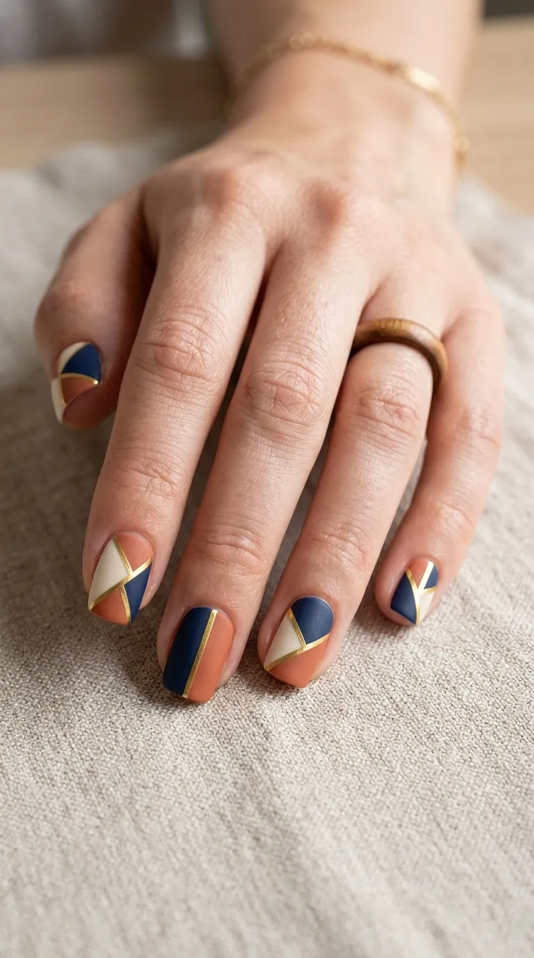 Easy Nail Art With Tape