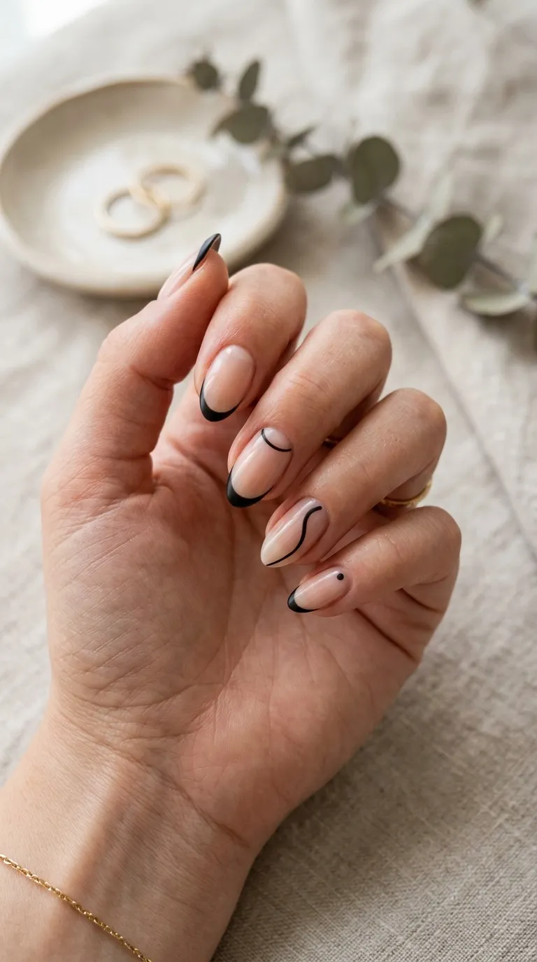 Easy Negative Space Nails