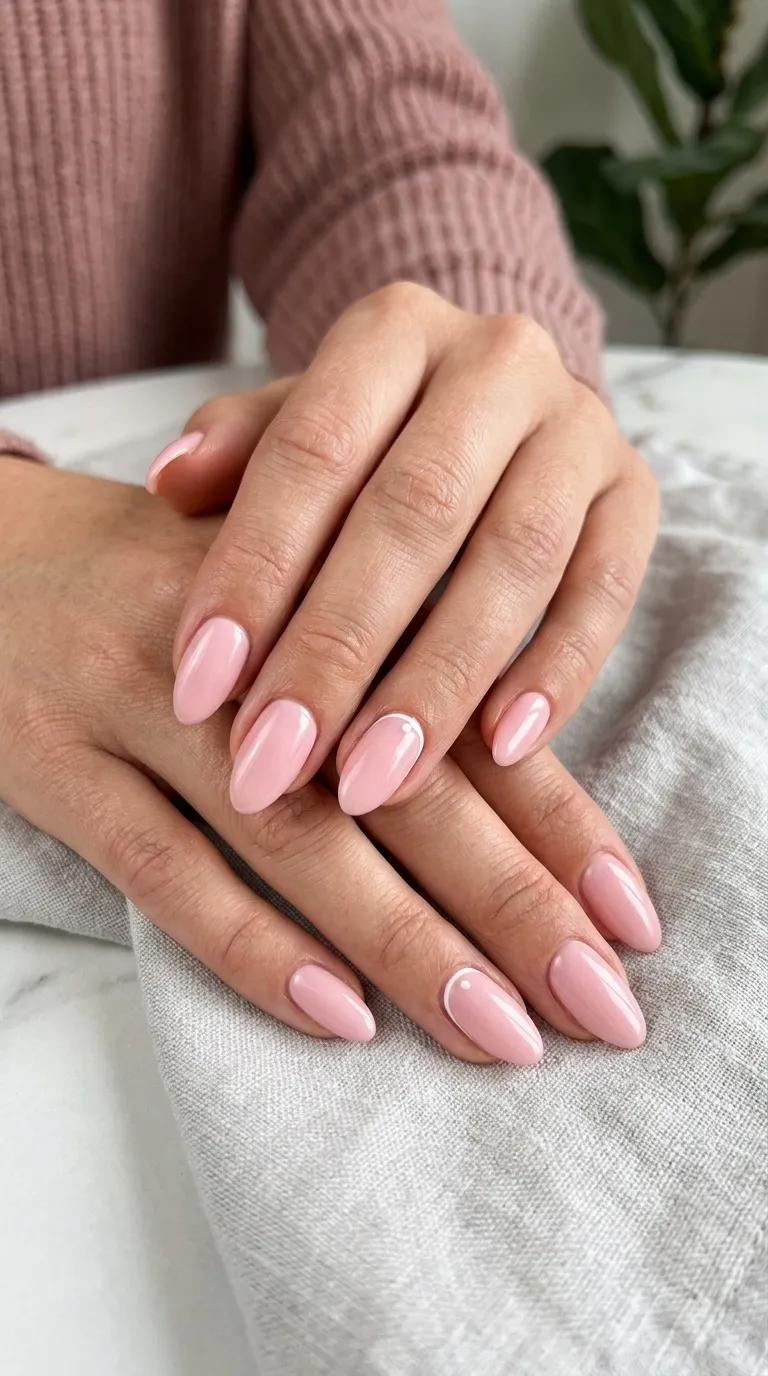 Easy Pink Nail Art