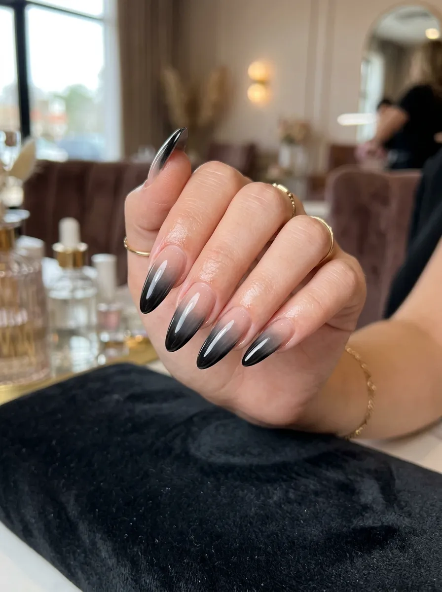 Elegant French Ombre Wedding Nails