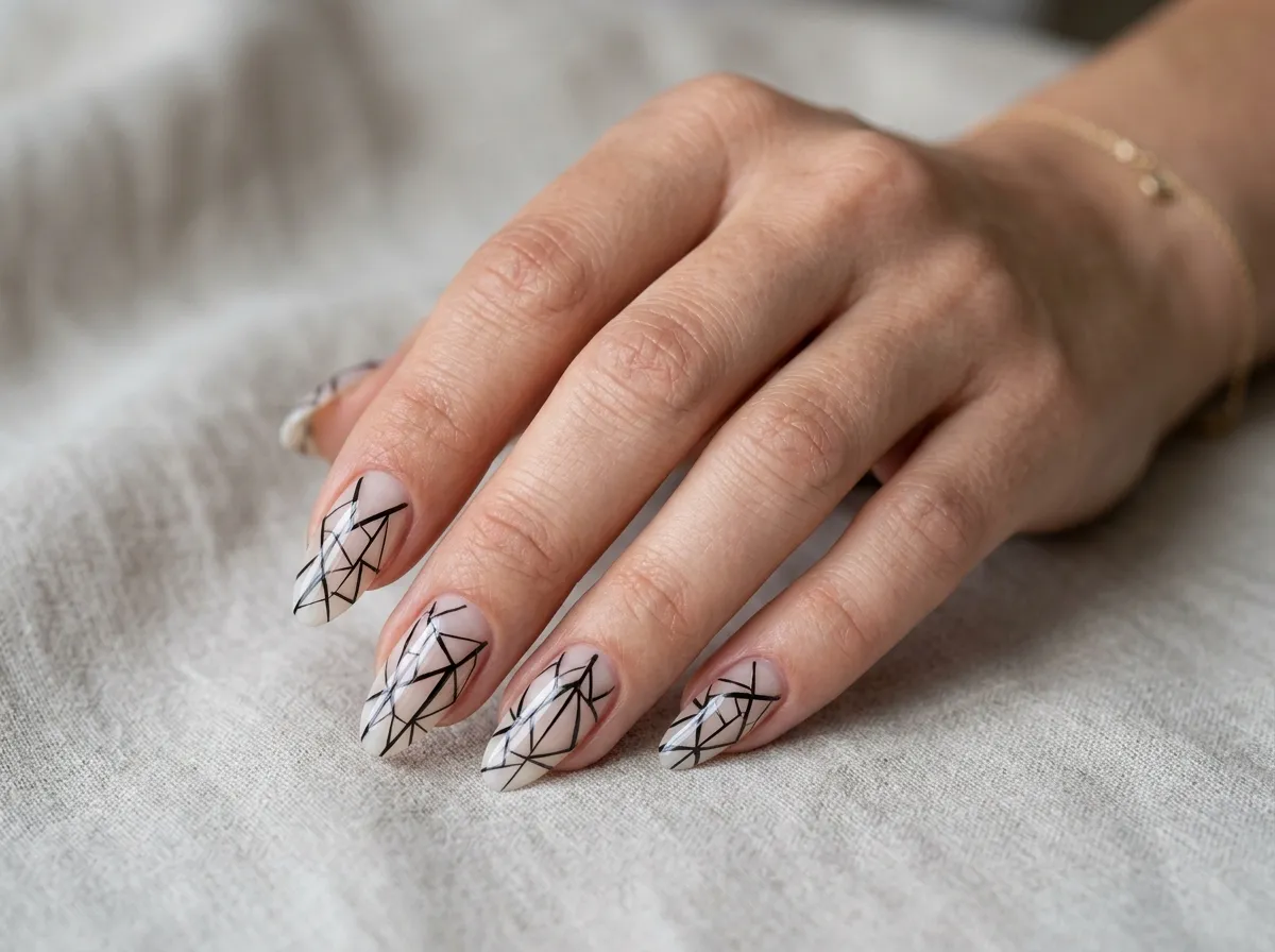 Fractured Glass Nails
