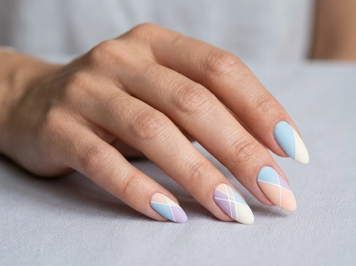 Frosted Pastel Angles