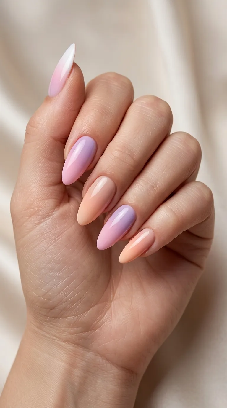 Glitter Gradient Ombre Nails