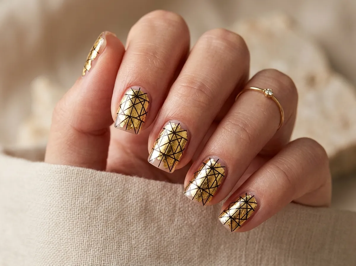 Gold Foil Grid