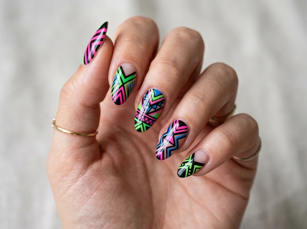 Neon Tribal Lines
