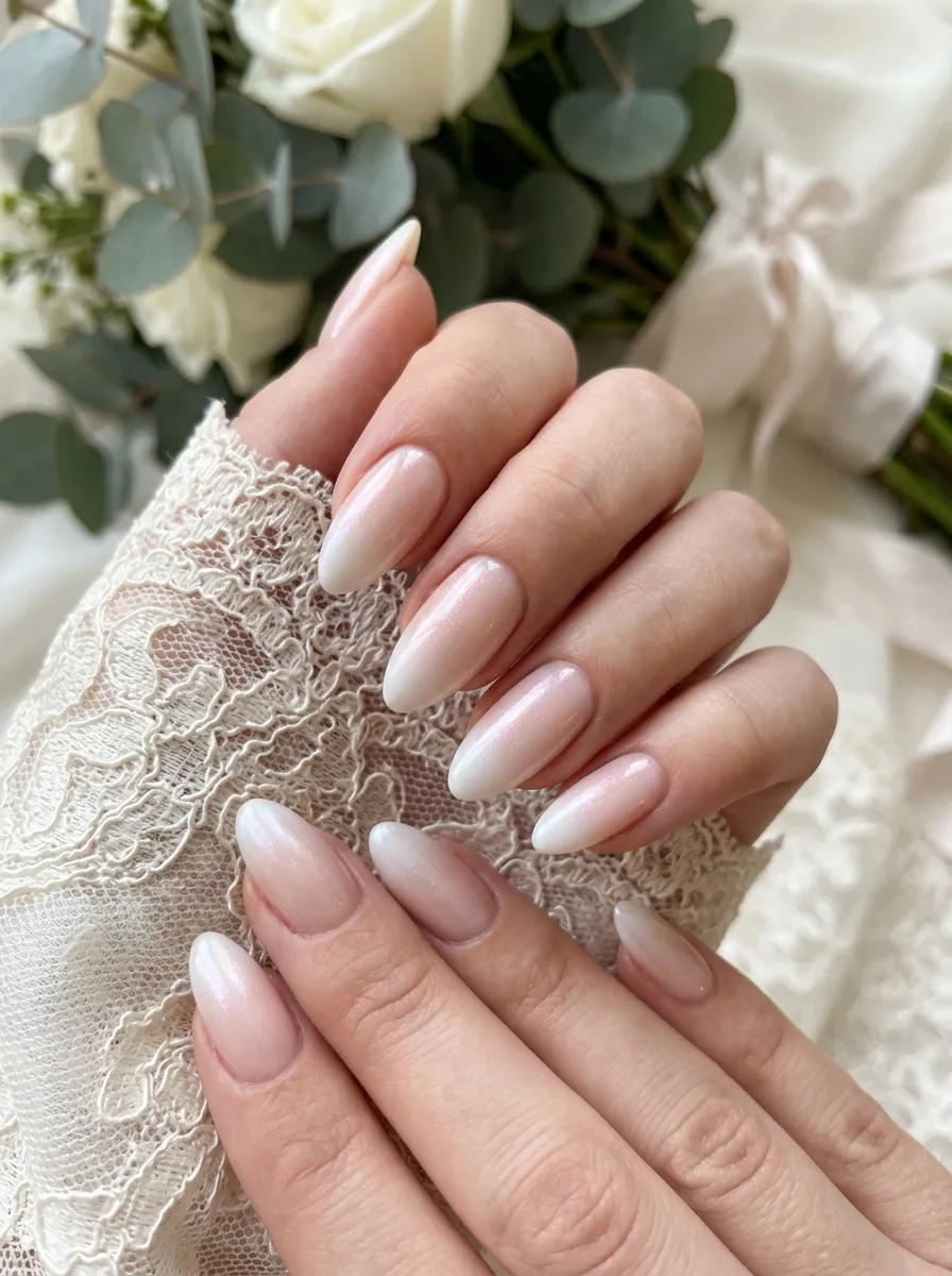 Nude Ombre French Nails